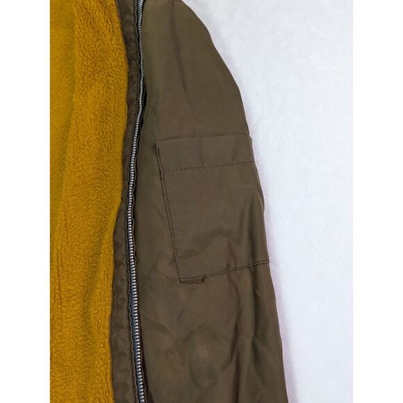 Great Lakes Jacket Small Brown w/Orange Sherpa Lining 60s/70s USA Vtg Rare - Picture 7 of 11